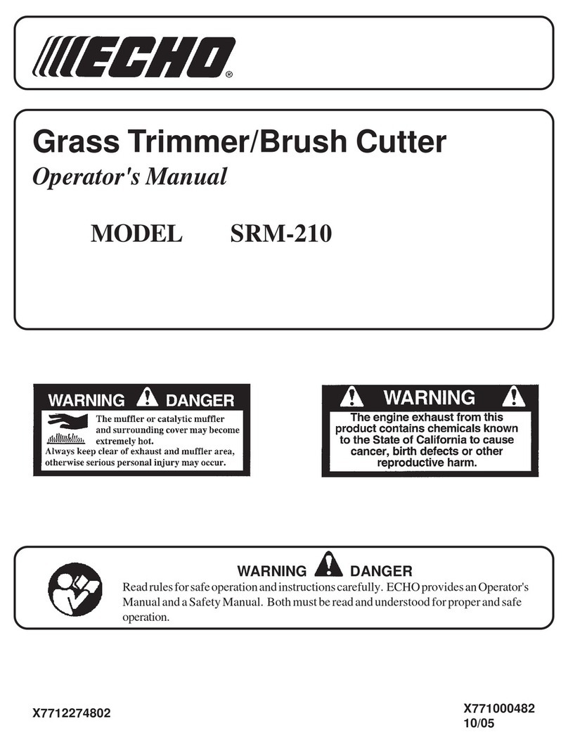 Echo SRM-210 - 10-05 User manual