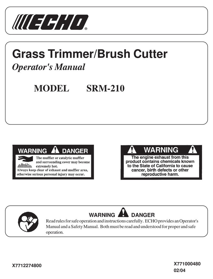 Echo SRM-210 - 02-04 User manual