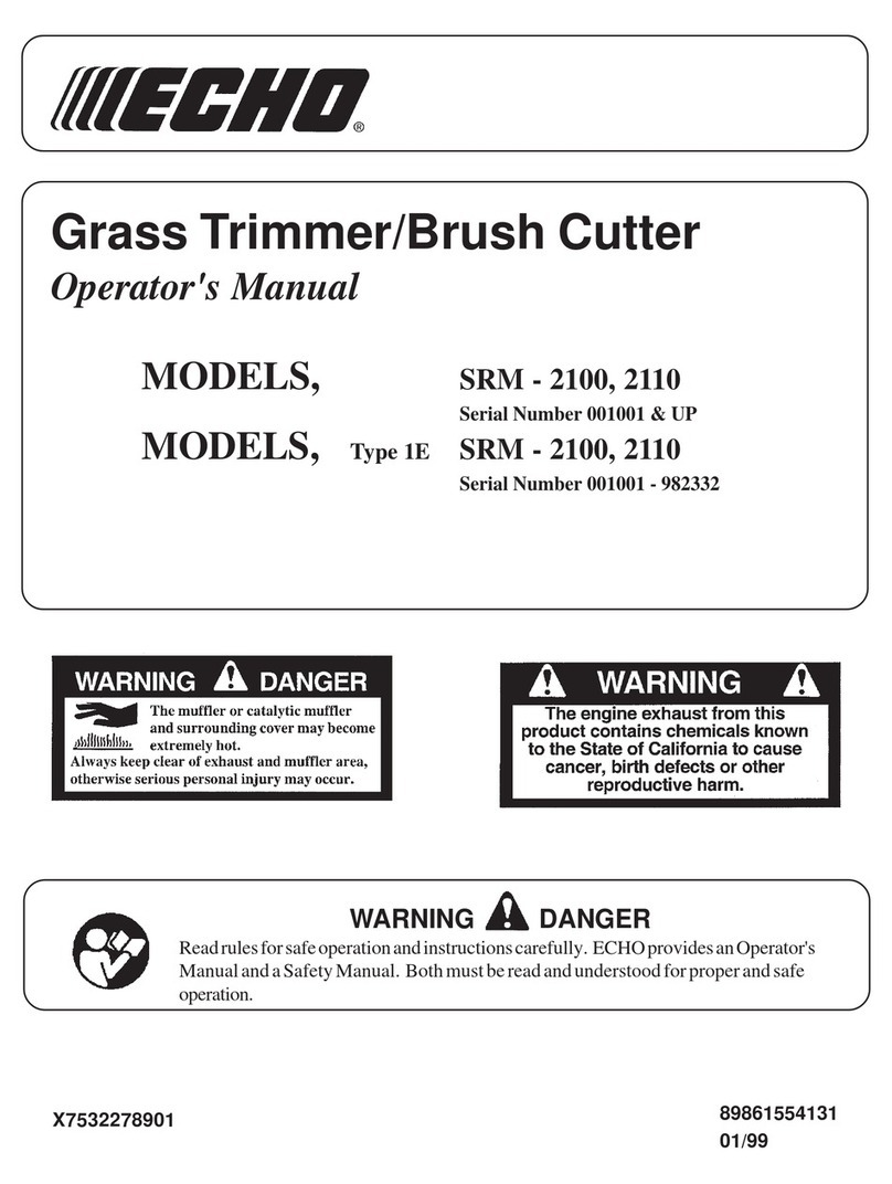 Echo SMR-2110 - 01-99 User manual