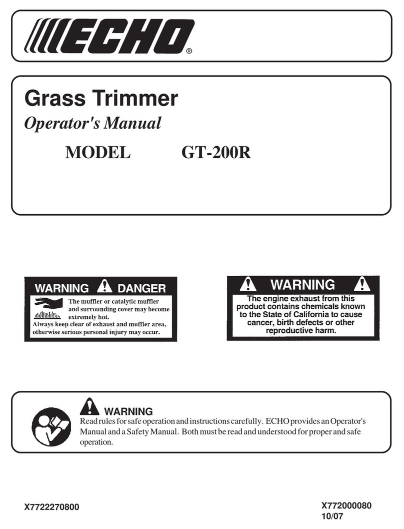 Echo GT-200R - 10-07 User manual