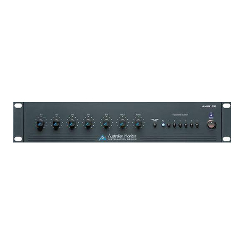 AUSTRALIAN MONITOR AMIS120 Series User manual