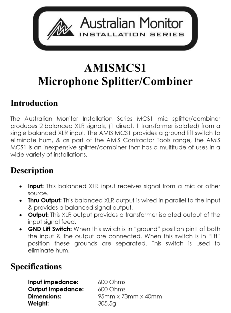 AUSTRALIAN MONITOR AMIS MCS1 introduction
