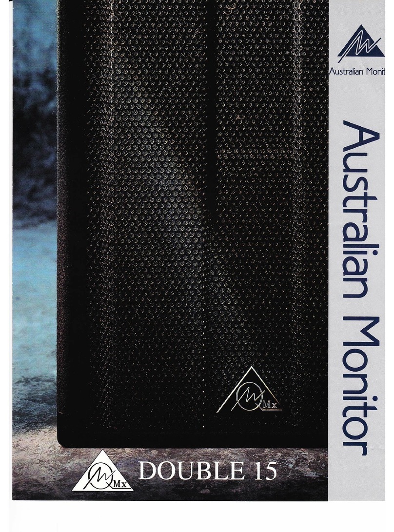 AUSTRALIAN MONITOR DOUBLE 15 brochure