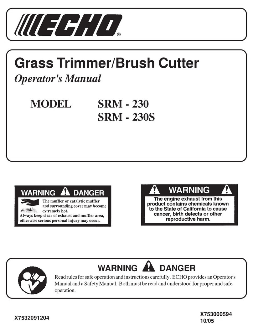 Echo SRM-230 - 10-05 Operator's manual
