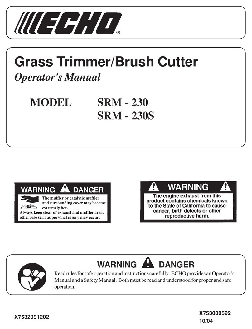 Echo SRM-230 - 10-04 User manual