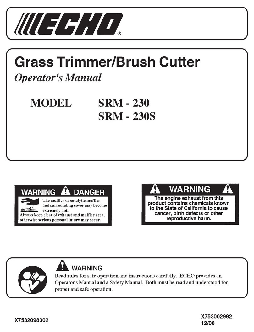 Echo SRM-230 - 12-08 User manual