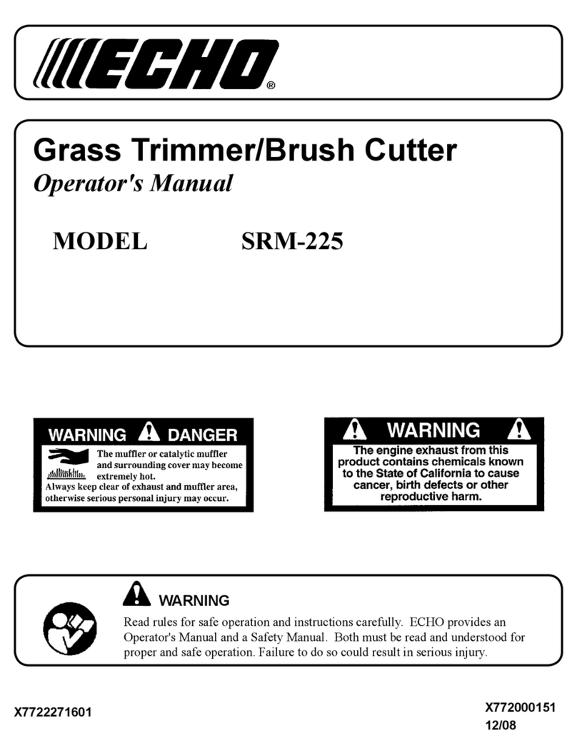 Echo SRM-225 - 12-08 User manual
