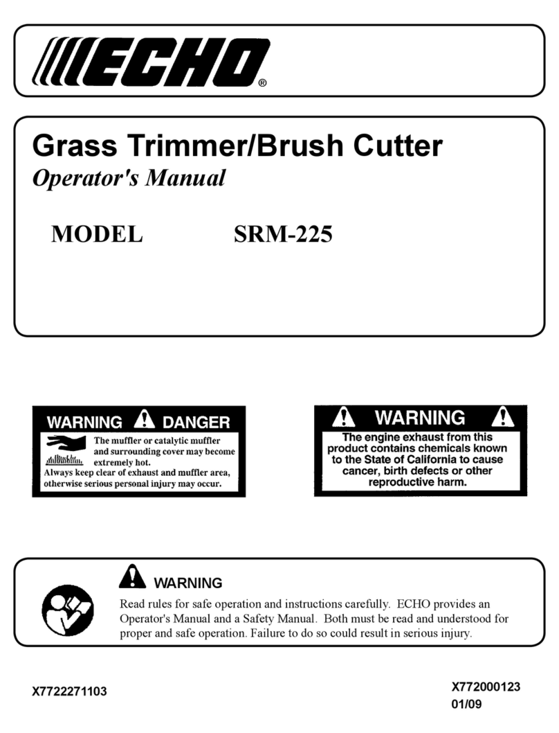 Echo SRM-225 - 01-09 User manual