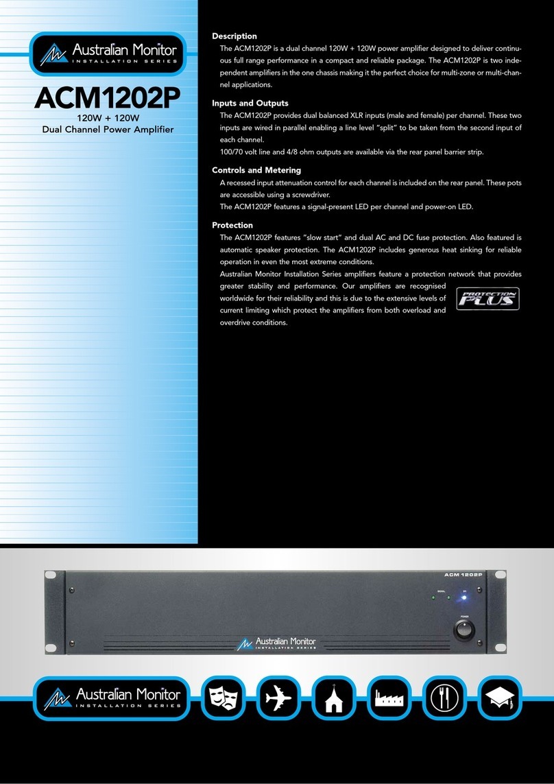 AUSTRALIAN MONITOR ACM1202P brochure