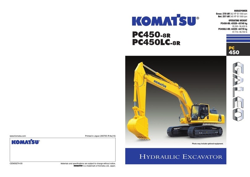 Komatsu PC450-8R User manual