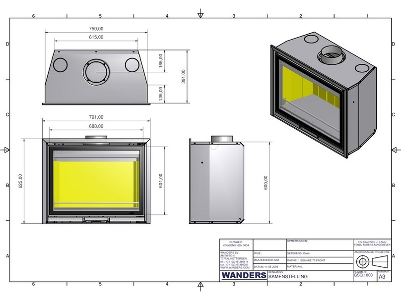 WANDERS SQUARE 75 User manual