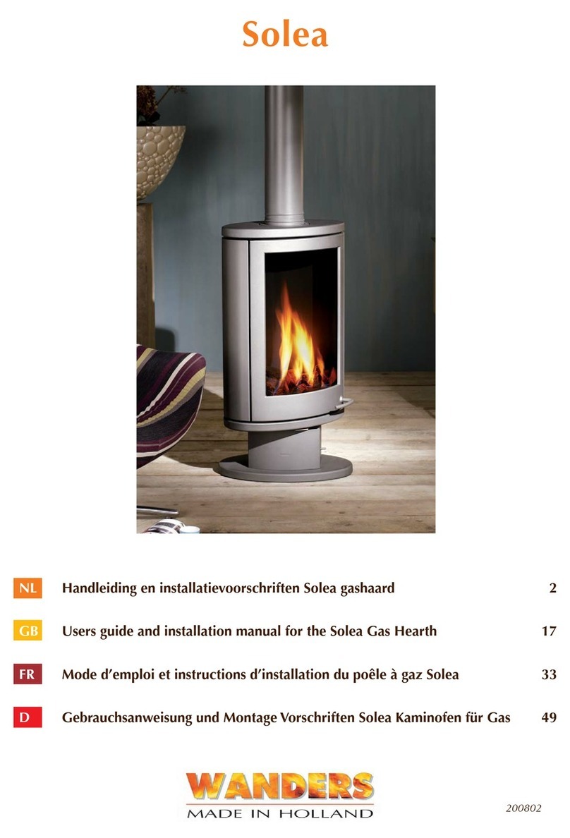 WANDERS SOLEA GAS Instruction Manual