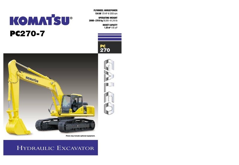 Komatsu Galeo PC270-7 User manual
