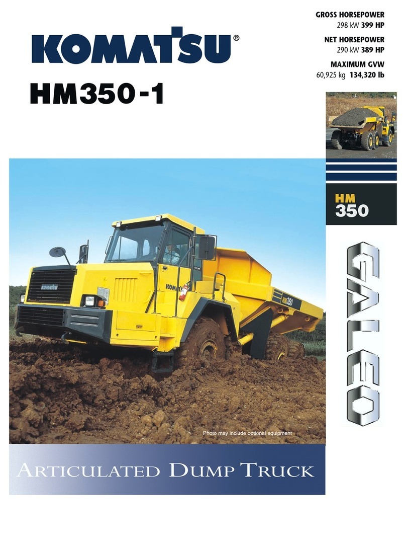 Komatsu Galeo HM350-1 brochure