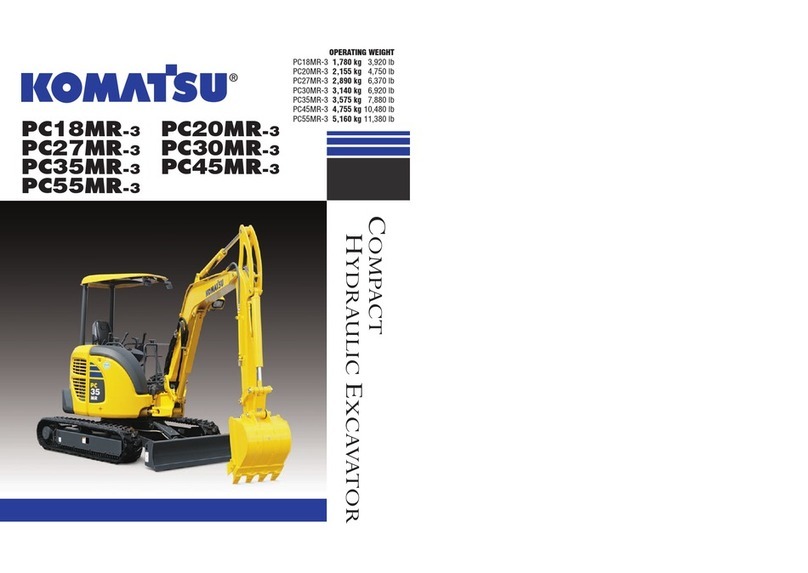 Komatsu PC18MR-3 brochure