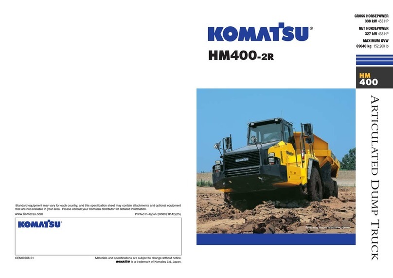 Komatsu HM400-2R brochure