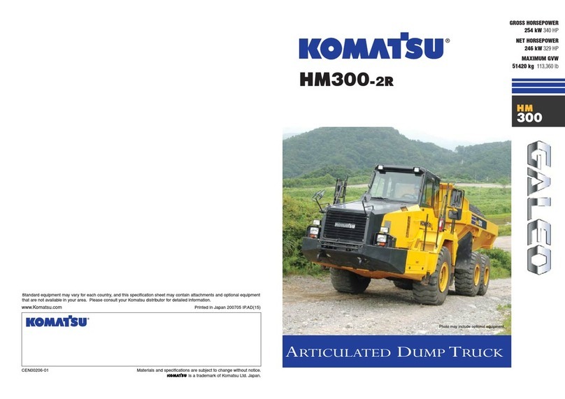 Komatsu HM300-2R brochure