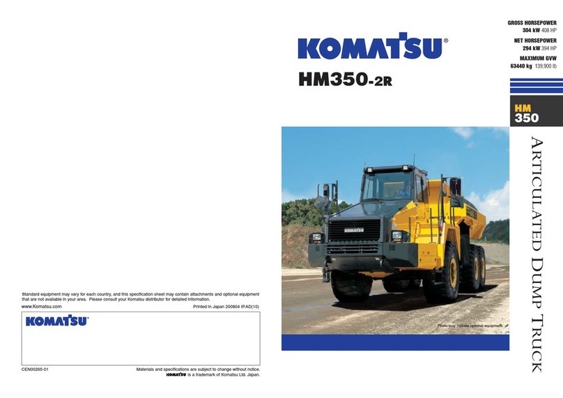 Komatsu HM350-2R brochure