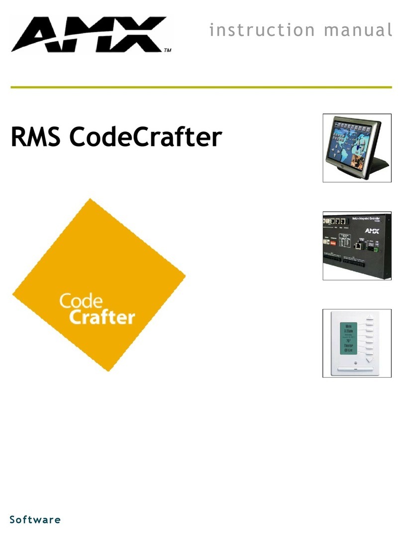 AMX RMS CODECRAFTER User manual