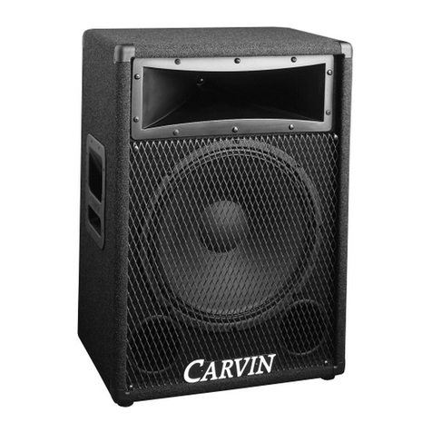 CARVIN 832 User manual