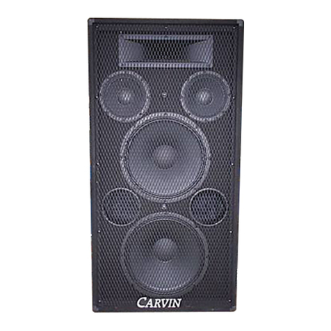 CARVIN 1588 V1 User manual