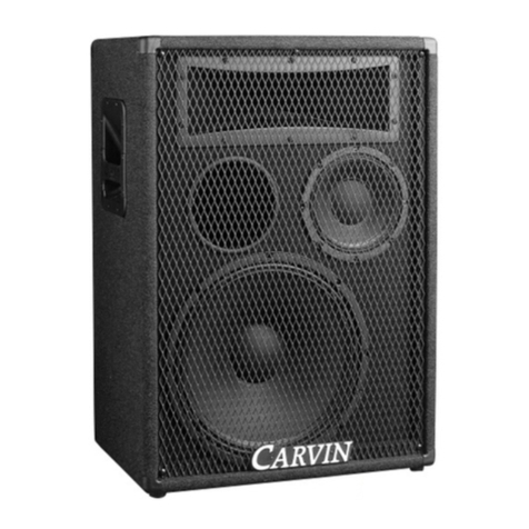 CARVIN 1584 V1 User manual