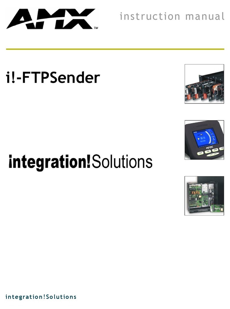 AMX I!-FTPSENDER User manual