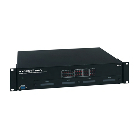 AMX Axcent3 pro User manual