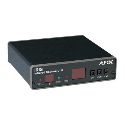AMX IRIS IRSERIAL DATA CAPTURE DEVICE instruction manual