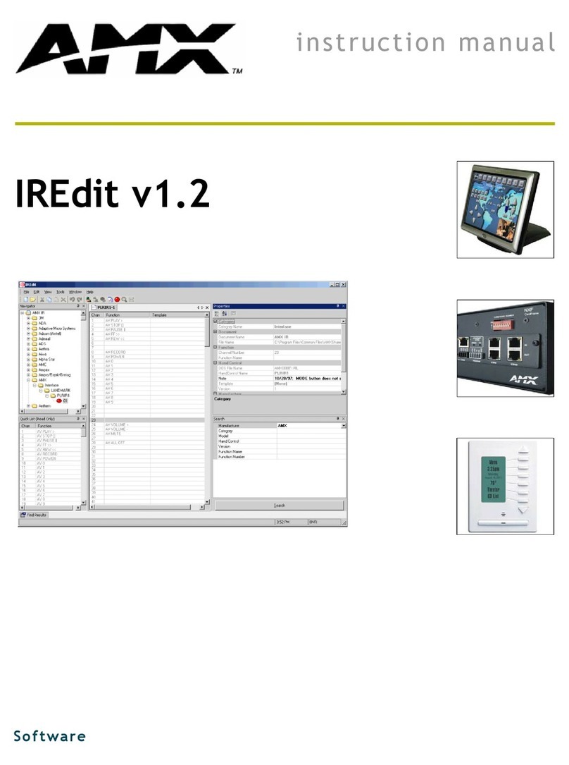 AMX IREDIT V1.2 User manual