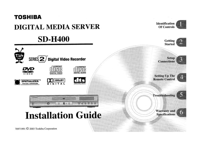 Toshiba SD-H400-S-TU installation guide