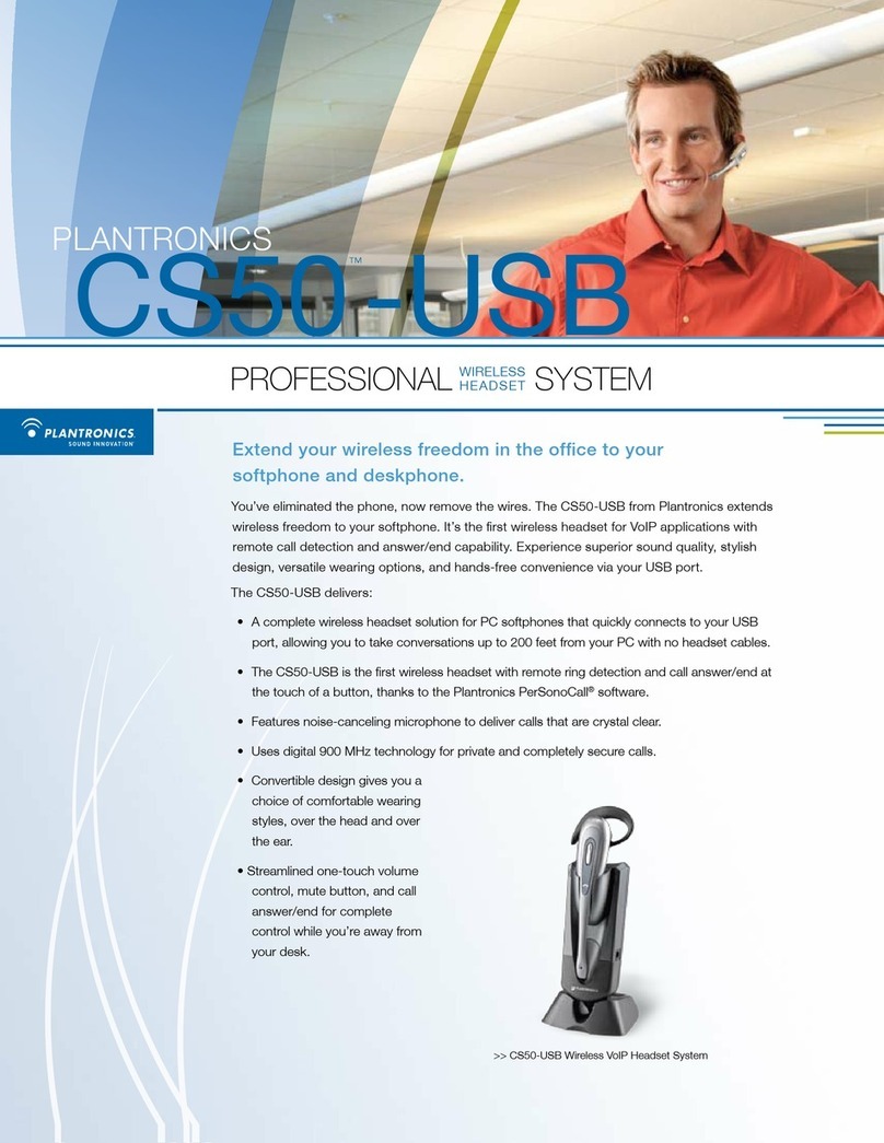Plantronics CS50-USB User manual