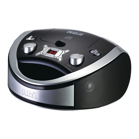 RCA RCD331BK User manual