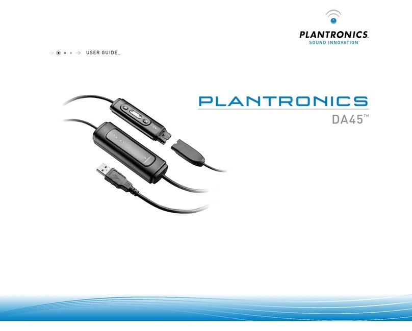 Plantronics DA45 User manual
