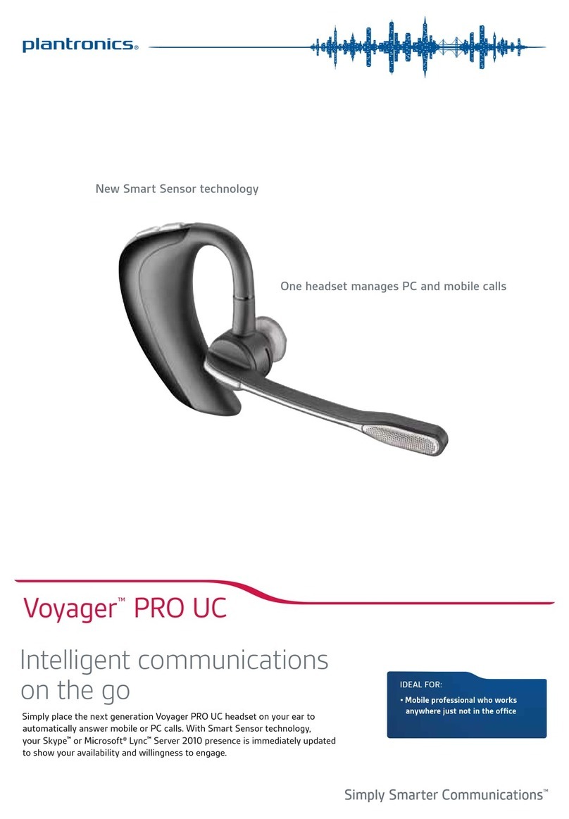 Plantronics B230-M User manual