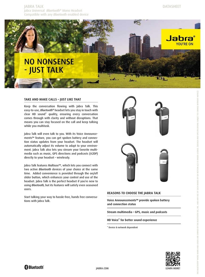 Jabra TALK User manual