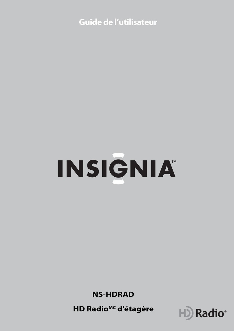 Insignia NS-HDRAD Quick start guide