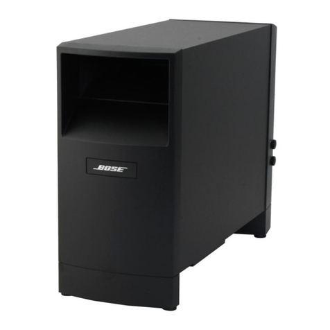 Bose Acoustimass 10 Series IV owner's guide