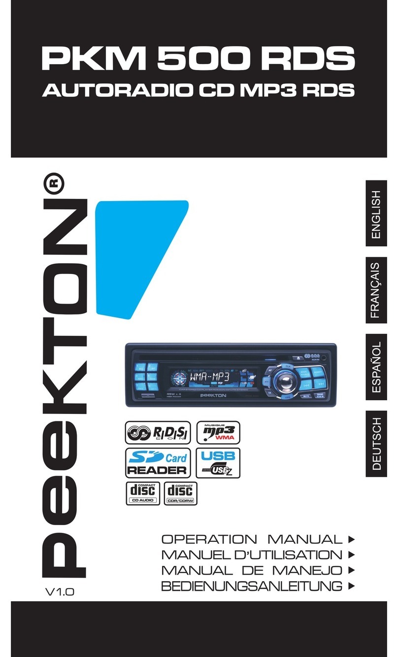 PEEKTON PKM500 RDS manual PEEKTON PKM500 RDS manual