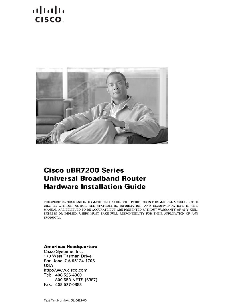 Cisco 7246 - uBR Router Manual