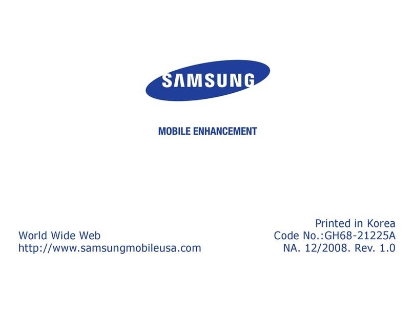 Samsung Wep 650 - WEP650 Bluetooth Headset user guide