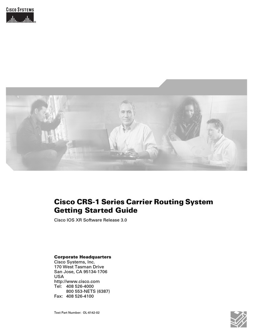 Cisco CRS-1 - Carrier Routing System Router User manual