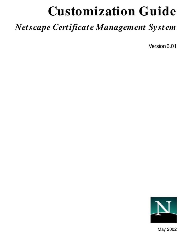 Netscape NETSCAPE MANAGEMENT SYSTEM 6.01 -... manual