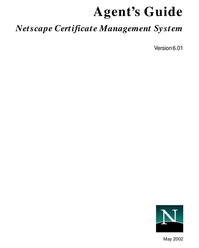 Netscape NETSCAPE MANAGEMENT SYSTEM 6.01 - AGENT... manual