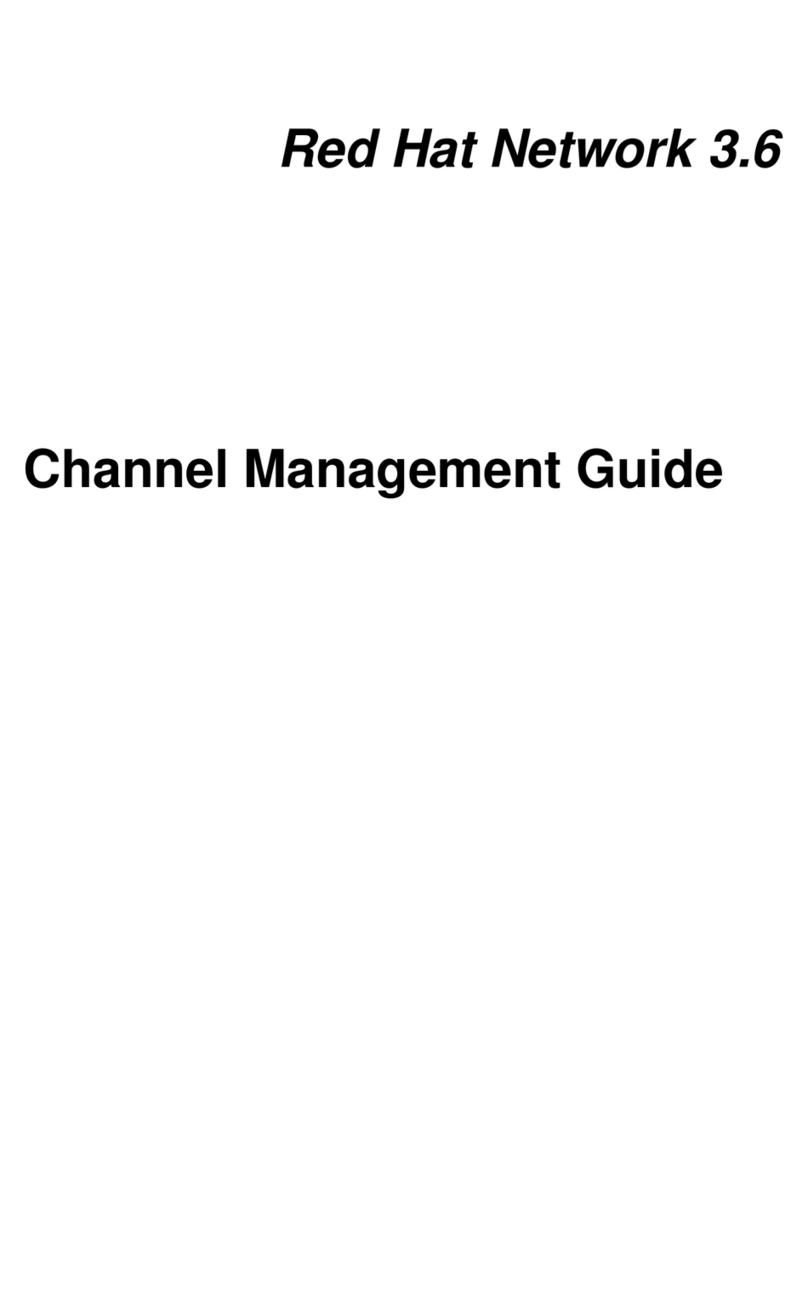 Red Hat NETWORK 3.6 - User manual