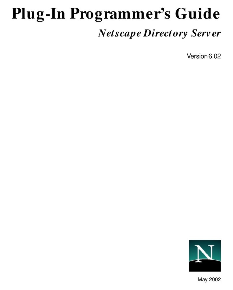 Netscape NETSCAPE DIRECTORY SERVER 6.02 - PLUG-IN User manual