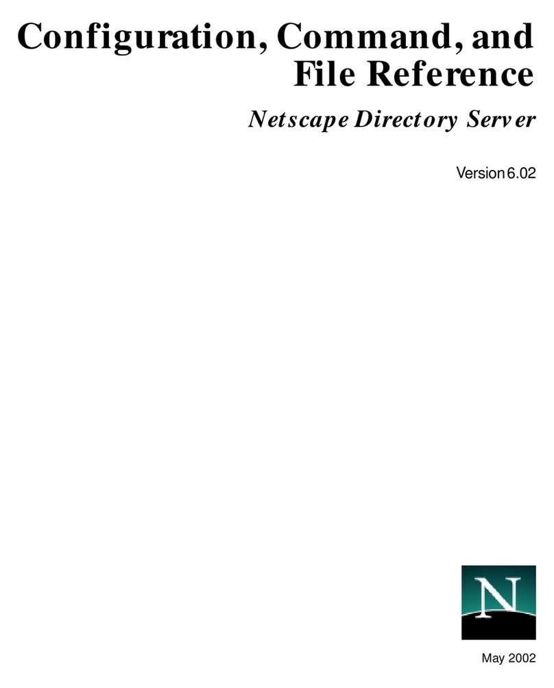 Netscape NETSCAPE DIRECTORY SERVER 6.02 User manual