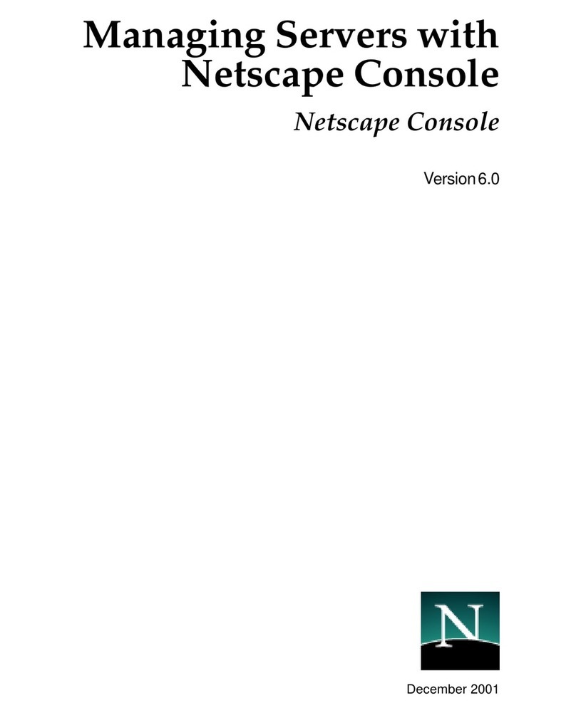 Netscape NETSCAPE CONSOLE 6.0 - MANAGING SERVERS manual