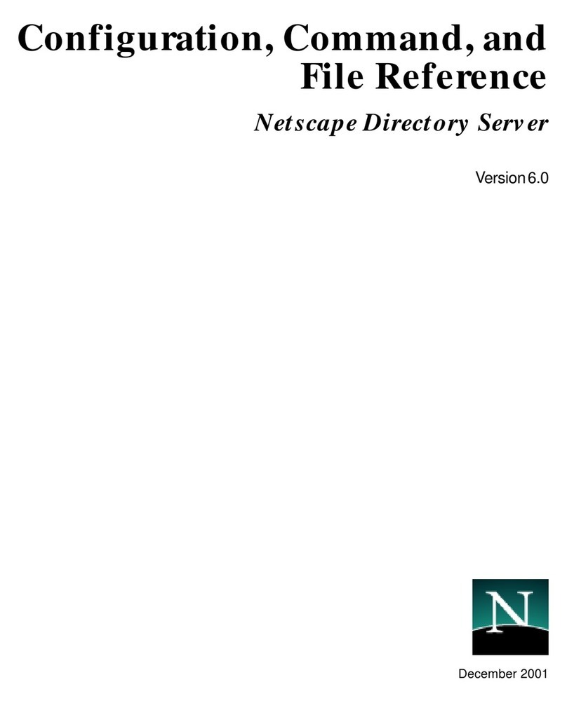 Netscape NETSCAPE DIRECTORY SERVER 6.0 User manual