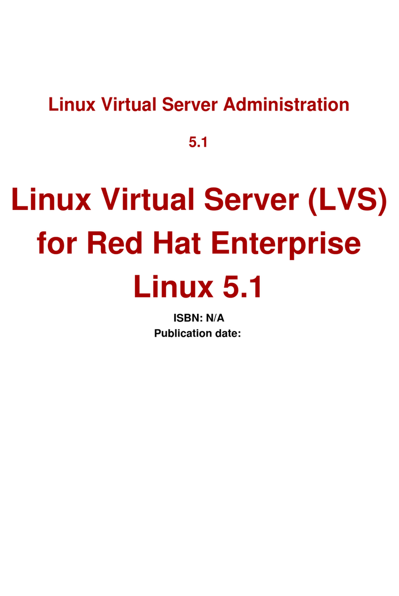 Red Hat LINUX VIRTUAL SERVER 5.1 - ADMINISTRATION manual